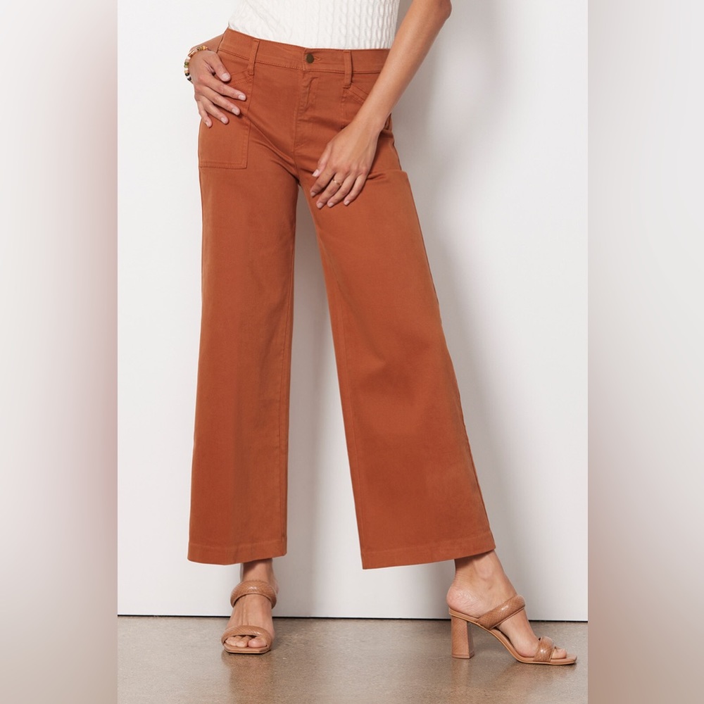 💘 EVEREVE - BETH WIDE LEG MOCHA BISQUE PANT - NWT
